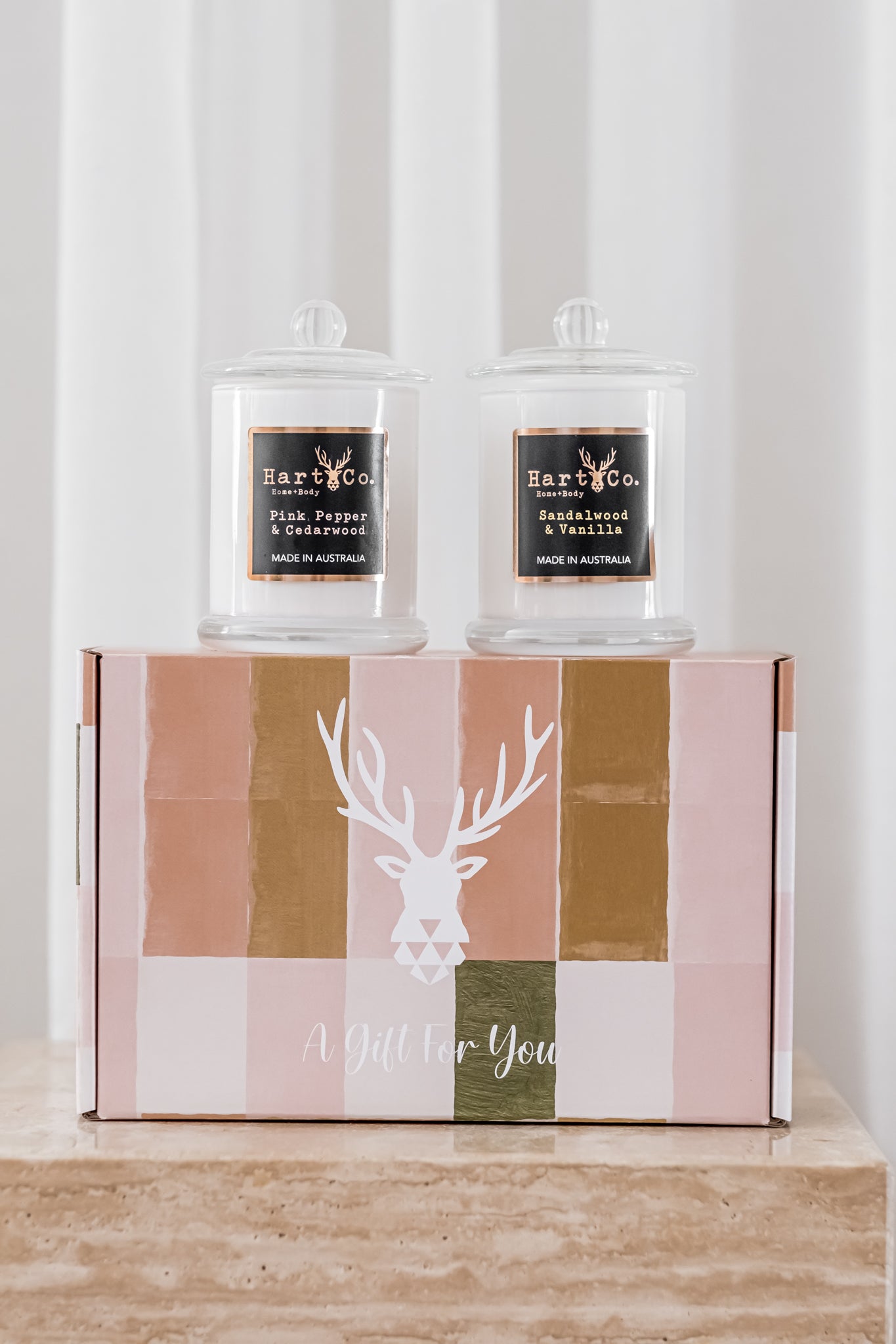 New Small Candle Gift Box HartCo Wholesale