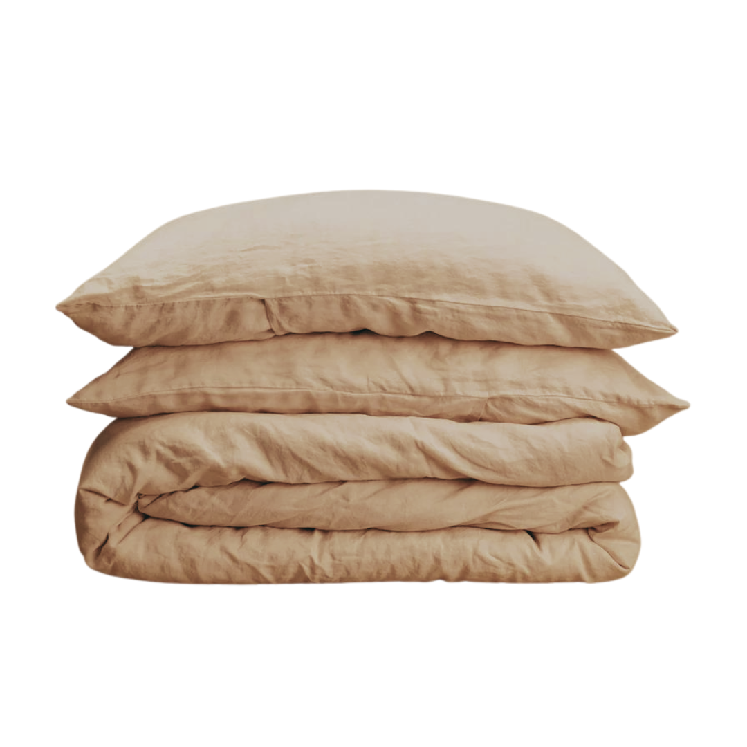 French Linen Quilt Cover Oat HartCo Wholesale